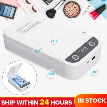 5V UV Light Phone Sterilizer Box Jewelry Phones Cleaner Personal Sanitizer Disinfection Cabinet with Aromatherapy Esterilizador
5V UV Light Phone Sterilizer Box Jewelry Phones Cleaner Personal Sanitizer Disinfection Cabinet with Aromatherapy Esterilizador