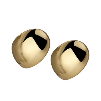 European and American Simple Exaggerated Large Glossy Ear Stud Female Normcore Style Geometric Oval Earrings
European and American Simple Exaggerated Large Glossy Ear Stud Female Normcore Style Geometric Oval Earrings