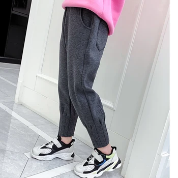 Thick Warm Winter Girls Pants 2020 New Casual Kids Trousers for Girl Solid Color Elastic Waist Children Harem Pants
Thick Warm Winter Girls Pants 2020 New Casual Kids Trousers for Girl Solid Color Elastic Waist Children Harem Pants