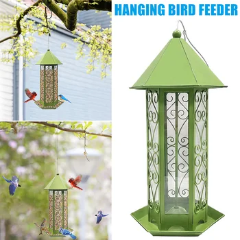 Metal Outdoor Birds Feeders Hanging Birds Feeding Device European and American Retro Style J99Store
Metal Outdoor Birds Feeders Hanging Birds Feeding Device European and American Retro Style J99Store