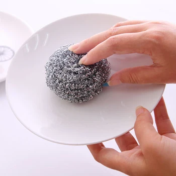 20pcs Stainless Steel Sponges Scrubbers Cleaning Ball Kitchen Dishwashing Wire Cleaning Scourers OCT998
20pcs Stainless Steel Sponges Scrubbers Cleaning Ball Kitchen Dishwashing Wire Cleaning Scourers OCT998