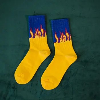 Hip Hop Harajuku Socks Skateboard Street Socks Unisex Harajuku Socks Flame Black White Yellow Fire Sokken Novelty 
Hip Hop Harajuku Socks Skateboard Street Socks Unisex Harajuku Socks Flame Black White Yellow Fire Sokken Novelty