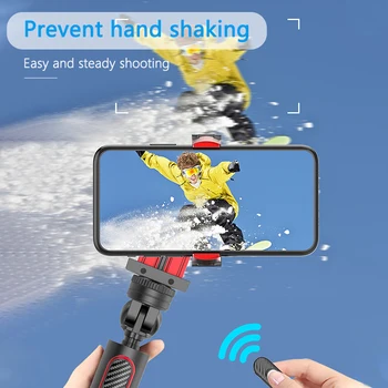 Wireless Bluetooth Selfie Stick Tripod Phone Stabilizer Handheld Gimbal Extendable Foldable Monopod for Smartphone Action Camera
Wireless Bluetooth Selfie Stick Tripod Phone Stabilizer Handheld Gimbal Extendable Foldable Monopod for Smartphone Action Camera
