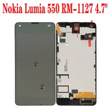 Écran tactile LCD, pour Microsoft Nokia Lumia 550 N550 RM-1127, Original=