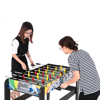 48" Table Football Soccer Game Room Table Kicker Baby-foot Assembled Table Foosball Competition Family Party Sport Game Schools 
48" Table Football Soccer Game Room Table Kicker Baby-foot Assembled Table Foosball Competition Family Party Sport Game Schools