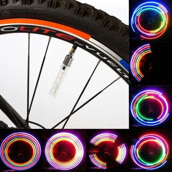 Colorful 5 LED Colorful Lights Bicycle Wheel Bike Tyre Flashlight Tire Valve Light Caps Wheel Spokes LED Light Accessories
Colorful 5 LED Colorful Lights Bicycle Wheel Bike Tyre Flashlight Tire Valve Light Caps Wheel Spokes LED Light Accessories