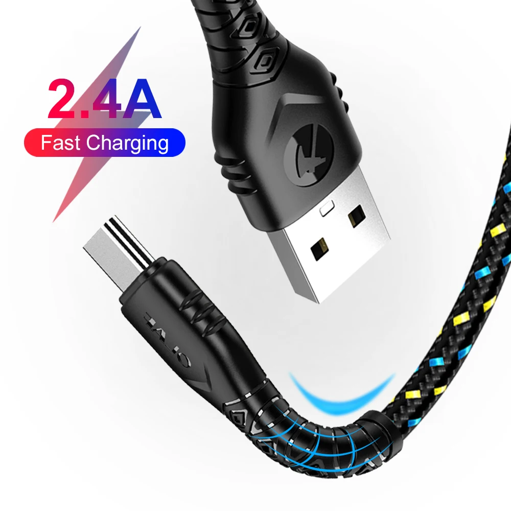 OLAF 2.4A Micro USB Cable Quick Charge USB C Cable For Samsung S9 Xiaomi Huawei Mobile Phone Fast Charging Type-C USB Data Cord
OLAF 2.4A Micro USB Cable Quick Charge USB C Cable For Samsung S9 Xiaomi Huawei Mobile Phone Fast Charging Type-C USB Data Cord