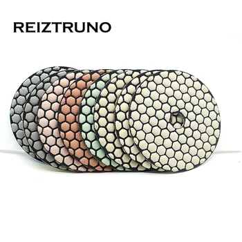 REIZTRUNO 4 inch dry polishing pads for marble,granite,Quartz,ceramics stone polishing with buff polishing pads.8pcs/set
REIZTRUNO 4 inch dry polishing pads for marble,granite,Quartz,ceramics stone polishing with buff polishing pads.8pcs/set