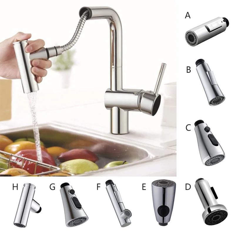 Adjustable Faucet Nozzle Sprayer Head Kitchen Dish Basin Pull Faucet Water-saving Filter Sprinkler Small Shower
Adjustable Faucet Nozzle Sprayer Head Kitchen Dish Basin Pull Faucet Water-saving Filter Sprinkler Small Shower