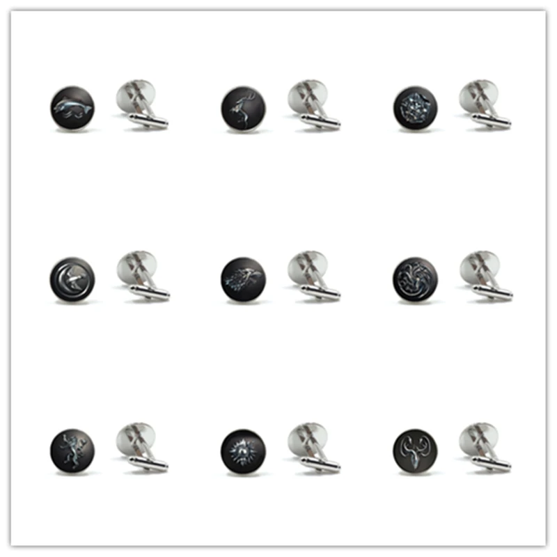 Game of Thrones Shirt Glass Cabochon Cufflinks House Stark Winter is Coming Cuff Button For Male Gentleman Shirt Creative Gift
Game of Thrones Shirt Glass Cabochon Cufflinks House Stark Winter is Coming Cuff Button For Male Gentleman Shirt Creative Gift