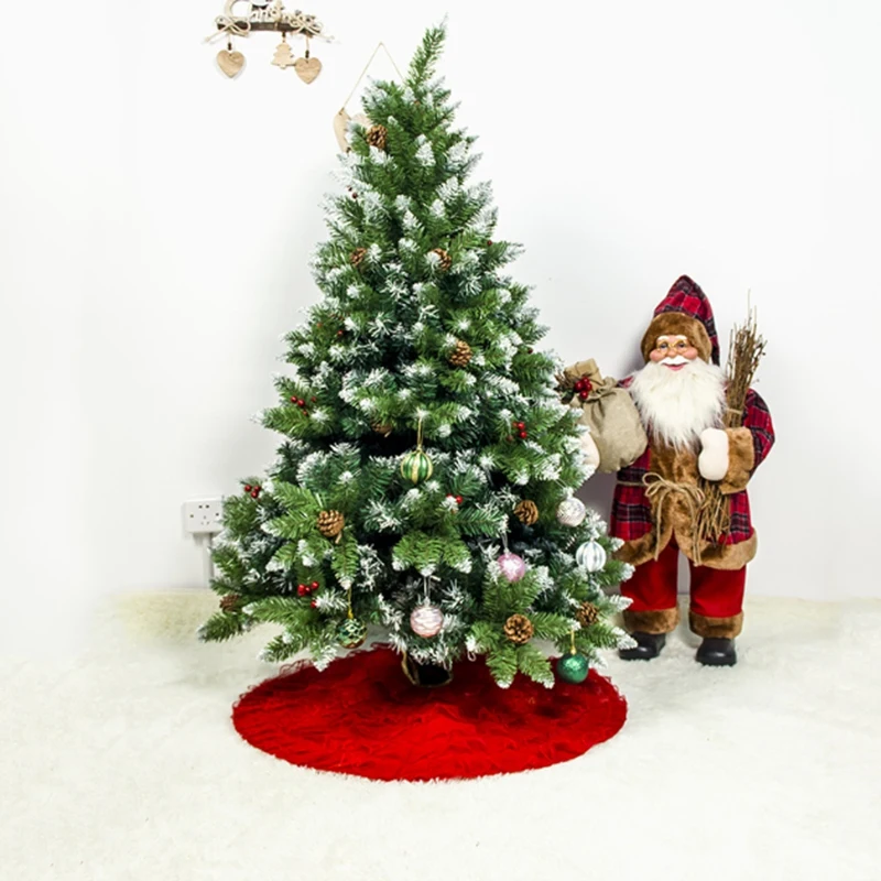 New-1Pc 80Cm Ruffled Lace Christmas Tree Skirts Fur Carpet Merry Christmas Decoration for Home Natal Natal Tree Skirts New Year
New-1Pc 80Cm Ruffled Lace Christmas Tree Skirts Fur Carpet Merry Christmas Decoration for Home Natal Natal Tree Skirts New Year