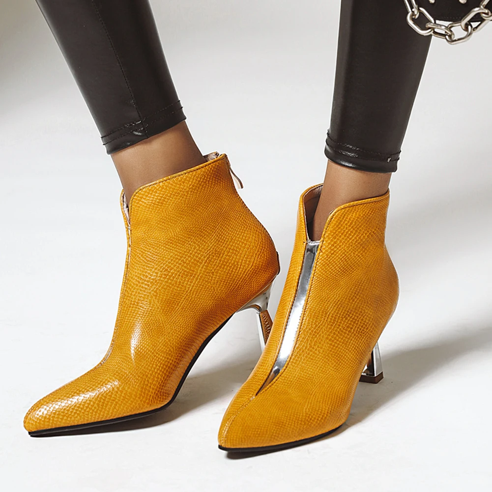 Doratasia New Arrivals Strange Style Chelsea Boots Woman Shoes Zip Up Pointed Toe Solid Ankle Boots Women Shoes Footwear
Doratasia New Arrivals Strange Style Chelsea Boots Woman Shoes Zip Up Pointed Toe Solid Ankle Boots Women Shoes Footwear