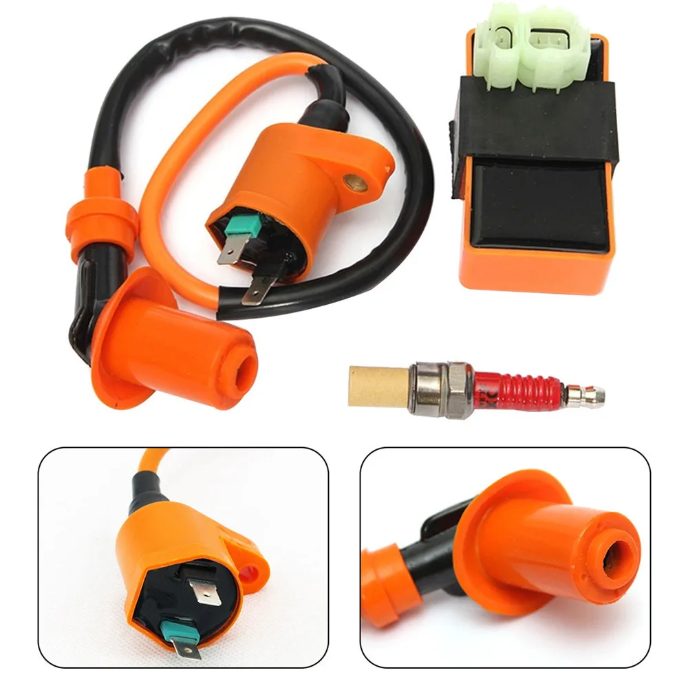 2020 New Motorcycle ATV Racing CDI Ignition Coil Spark Plug for GY6 50cc 125cc 150cc 139QMB 152QMI 157QMJ Racing Ignition Coil
2020 New Motorcycle ATV Racing CDI Ignition Coil Spark Plug for GY6 50cc 125cc 150cc 139QMB 152QMI 157QMJ Racing Ignition Coil