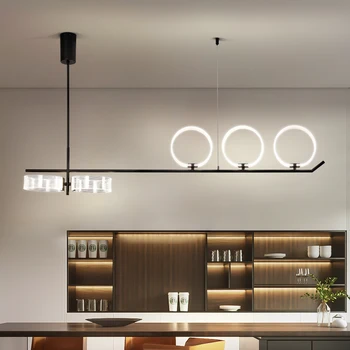 Modern Strip Lights Creative LED Chandelier Dining Room Nordic Living Room Hanging Lamp Bar Restaurant Fixture Lighting Iron AC
Modern Strip Lights Creative LED Chandelier Dining Room Nordic Living Room Hanging Lamp Bar Restaurant Fixture Lighting Iron AC