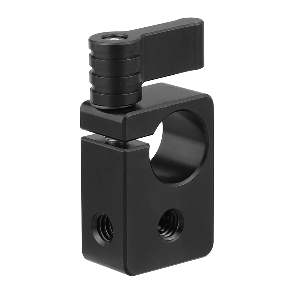 Kayulin Handy 15mm Single Rod Clamp Adapter With 1/4"-20 Thread Holes For DSLR Camera Cage Rod Support System
Kayulin Handy 15mm Single Rod Clamp Adapter With 1/4"-20 Thread Holes For DSLR Camera Cage Rod Support System