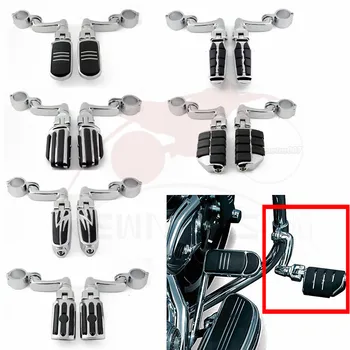Motorcycle Foot Controls Longhorn Offset Highway Pegs Quick Clamps for 1-1/4" 32MM Engine Guard Bar Tubing
Motorcycle Foot Controls Longhorn Offset Highway Pegs Quick Clamps for 1-1/4" 32MM Engine Guard Bar Tubing