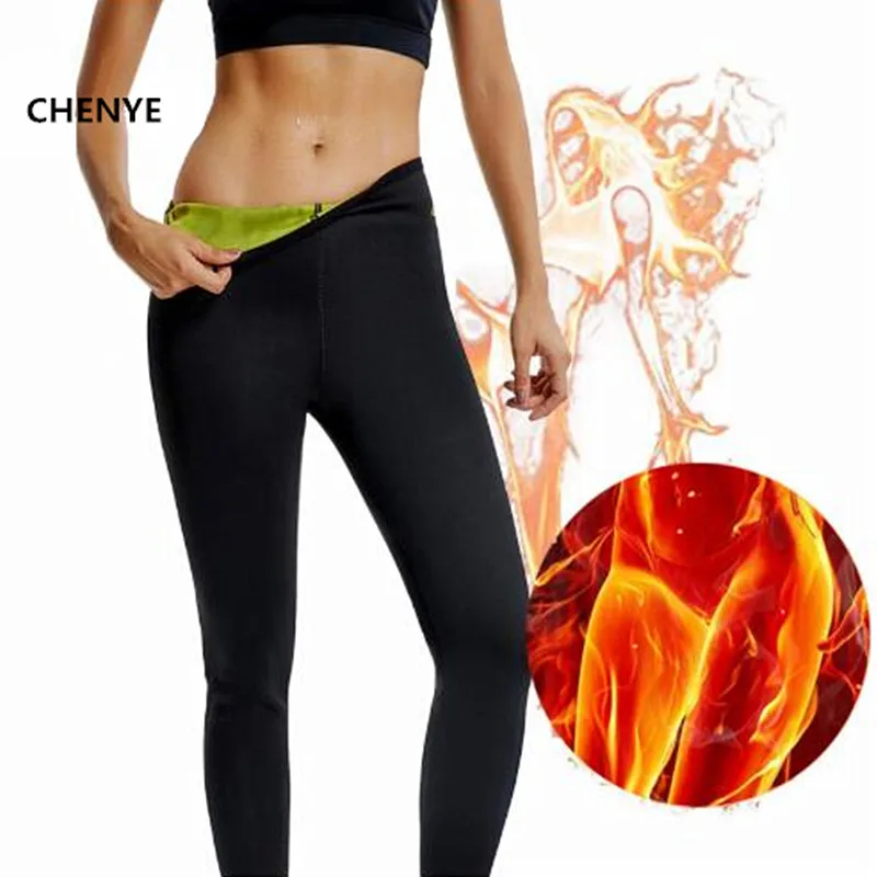 

2020 Thermo Body Shaper Women's Slimming Pants Neoprene Weight Loss Waist trainer Fat Burning Sweat Sauna Capri Leggings Corsets