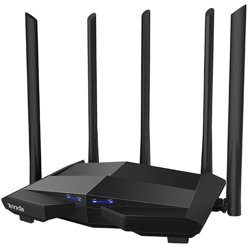 Tenda AC11 1200Mbps Wireless WiFi Router Dual Band 2.4G / 5G 1 WAN + 3 LAN Gigabit Ports 5 x 6 dBi Antenna
Tenda AC11 1200Mbps Wireless WiFi Router Dual Band 2.4G / 5G 1 WAN + 3 LAN Gigabit Ports 5 x 6 dBi Antenna