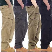 100% Cotton Cargo Pants Men Trousers Thickened Multi-Pocket Slacks Elastic Waist Ankle-Tied Wear-Resistant Jogging Pants Male
100% Cotton Cargo Pants Men Trousers Thickened Multi-Pocket Slacks Elastic Waist Ankle-Tied Wear-Resistant Jogging Pants Male