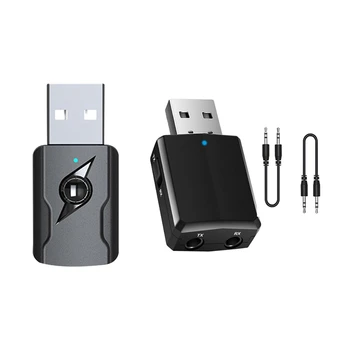 2Pcs Usb Bluetooth 5.0 Wireless Transmitter Receiver 3.5Mm Aux o Adapter - 45 x 20 x 11Mm & 43 x 21 x 11Mm
2Pcs Usb Bluetooth 5.0 Wireless Transmitter Receiver 3.5Mm Aux o Adapter - 45 x 20 x 11Mm & 43 x 21 x 11Mm