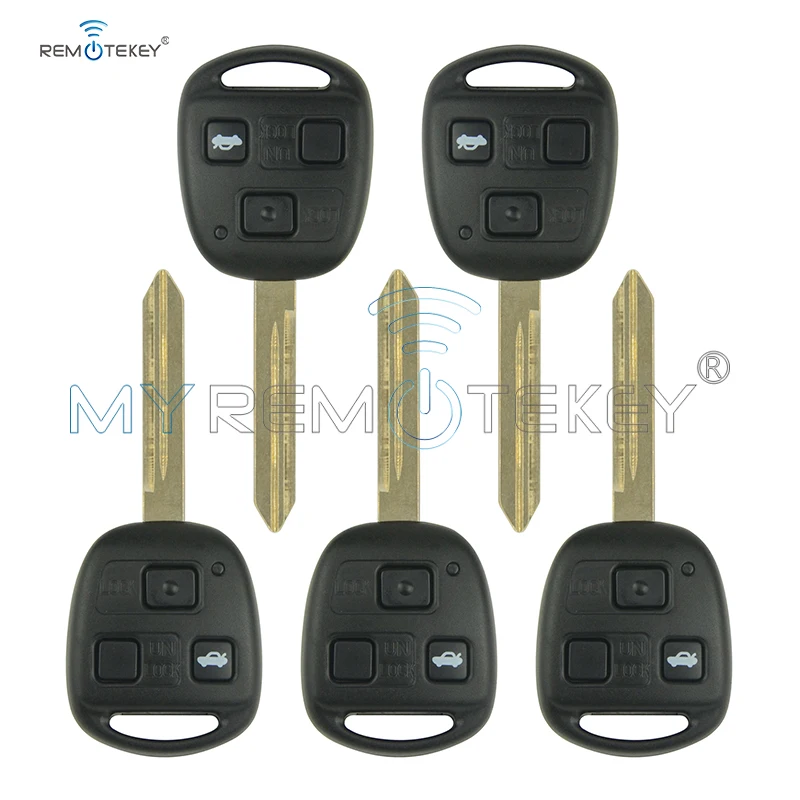 Denso (не Valeo) Remtekey 5 шт. 3 кнопки 434 МГц для Toyota Avensis 2004 2009 4d70 чип Toy47 дистанционный ключ