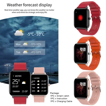 Smart Watch Full Touch Screen Heart Rate Blood Pressure Waterproof Outdoor Sports Tracker Fitness For Android For ios
Smart Watch Full Touch Screen Heart Rate Blood Pressure Waterproof Outdoor Sports Tracker Fitness For Android For ios
