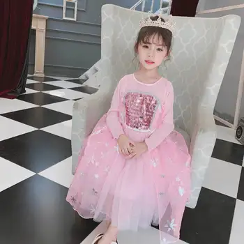 Disney Kids Dresses for Girls ELSA Princess Dress Christmas Halloween Children's Clothing Cosplay Elegant Mesh Cartoon 1935
Disney Kids Dresses for Girls ELSA Princess Dress Christmas Halloween Children's Clothing Cosplay Elegant Mesh Cartoon 1935