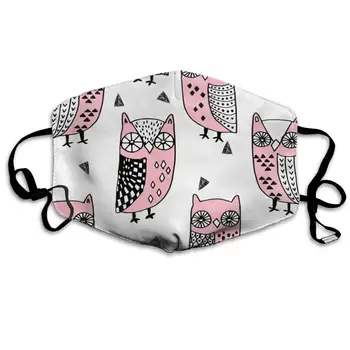 Owls Pink Washable Reusable Mask, Cotton Anti Dust Half Face Mouth Mask For Kids Teens Men Women With Adjustable Ear Loops 
Owls Pink Washable Reusable Mask, Cotton Anti Dust Half Face Mouth Mask For Kids Teens Men Women With Adjustable Ear Loops