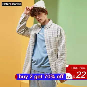 Metersbonwe Brand Men Smart Casual Shirts 2020 Spring Male Slim printing Long Sleeve shirts regular Cotton Male Basic tops 
Metersbonwe Brand Men Smart Casual Shirts 2020 Spring Male Slim printing Long Sleeve shirts regular Cotton Male Basic tops