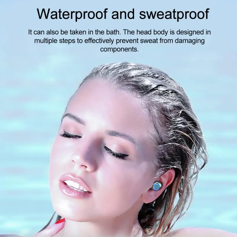 F9-9 Sports Bluetooth 5.0 Earphone TWS True Wireless Stereo Headset With Touch Control Breathing Light Mic 2000mAh Charging Box
F9-9 Sports Bluetooth 5.0 Earphone TWS True Wireless Stereo Headset With Touch Control Breathing Light Mic 2000mAh Charging Box