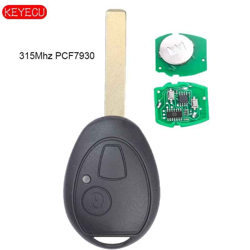 KEYECU Aftermarket Remote Head Key 315MHZ PCF7931AS for Mini Copper Land Rover 75 MG ZT 2002-2005
KEYECU Aftermarket Remote Head Key 315MHZ PCF7931AS for Mini Copper Land Rover 75 MG ZT 2002-2005
