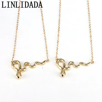6Pcs New Arrival Fashion Women Men Smooth Cz Snake Pendant Neckalce Gold Chain Metal Necklace Wholesale
6Pcs New Arrival Fashion Women Men Smooth Cz Snake Pendant Neckalce Gold Chain Metal Necklace Wholesale