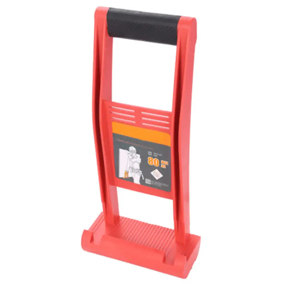 Red 80kg Plate Lifter Plasterboard ABS Engineering Plastic Lifter Tool For Wood Flagstone Handling Tool
Red 80kg Plate Lifter Plasterboard ABS Engineering Plastic Lifter Tool For Wood Flagstone Handling Tool