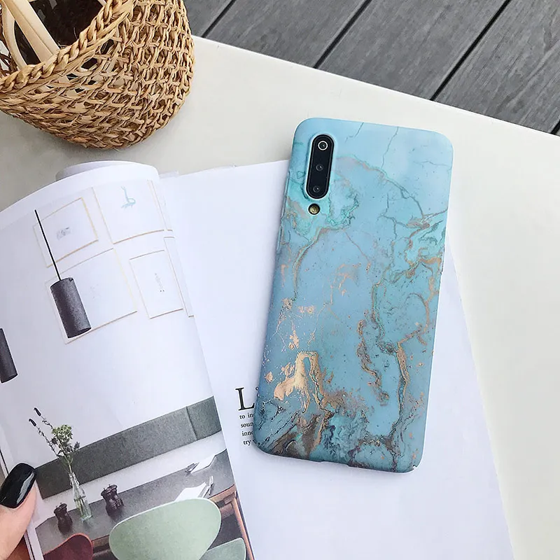 

Relief matte hard Phone Cases For Xiaomi 6X 8 8SE 8Lite 9 9SE CC9 CC9E Full PC cover For Xiaomi Redmi K20 Note 7 back fundas