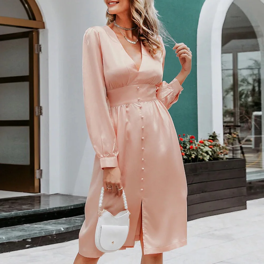 Bikitique Knitted High Waist Deep V-Neck Long Sleeve Slim Button Party Full Dress Women Vintage Date Sexy Dress New Winter Dress
Bikitique Knitted High Waist Deep V-Neck Long Sleeve Slim Button Party Full Dress Women Vintage Date Sexy Dress New Winter Dress