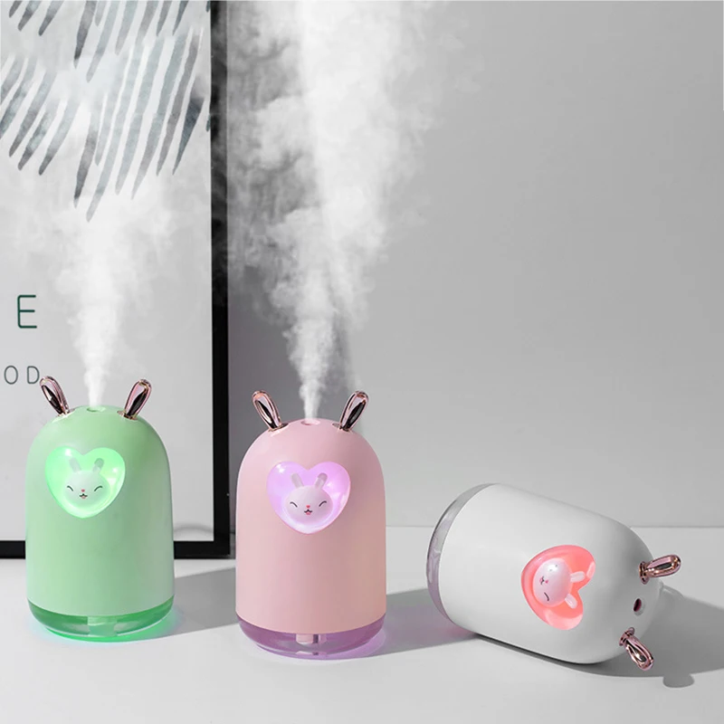 ELOOLE Cute Rabbit Mini USB Portable Air Humidifier Aromatherapy Oil Diffuser With Night Light Power-Off Protection As A Gift
ELOOLE Cute Rabbit Mini USB Portable Air Humidifier Aromatherapy Oil Diffuser With Night Light Power-Off Protection As A Gift