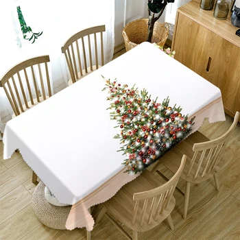 Thicken Cotton Tablecloth 3D Beautiful Christmas Tree Pattern Rectangular/Round Table Cloth for Wedding Picnic Party
Thicken Cotton Tablecloth 3D Beautiful Christmas Tree Pattern Rectangular/Round Table Cloth for Wedding Picnic Party