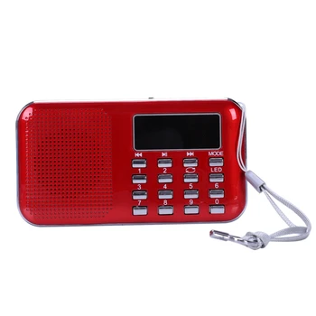 Mini Radio FM Portatile Digitale Speaker USB Micro SD TF Card Mp3 Music Lettore RED
Mini Radio FM Portatile Digitale Speaker USB Micro SD TF Card Mp3 Music Lettore RED