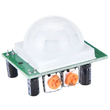 20Pcs/Lot HC-SR501 Adjust IR Pyroelectric Infrared PIR Motion Sensor Detector Module for Raspberry Pi Kits
20Pcs/Lot HC-SR501 Adjust IR Pyroelectric Infrared PIR Motion Sensor Detector Module for Raspberry Pi Kits