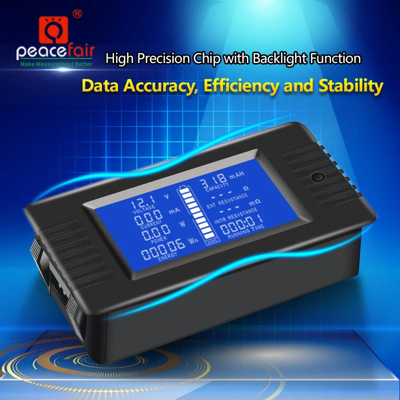 0-200v 0-300A Car Battery Capacity Tester Power Energy Impedance Resistance Digital Ammeter Voltmeter Energy Meter
0-200v 0-300A Car Battery Capacity Tester Power Energy Impedance Resistance Digital Ammeter Voltmeter Energy Meter