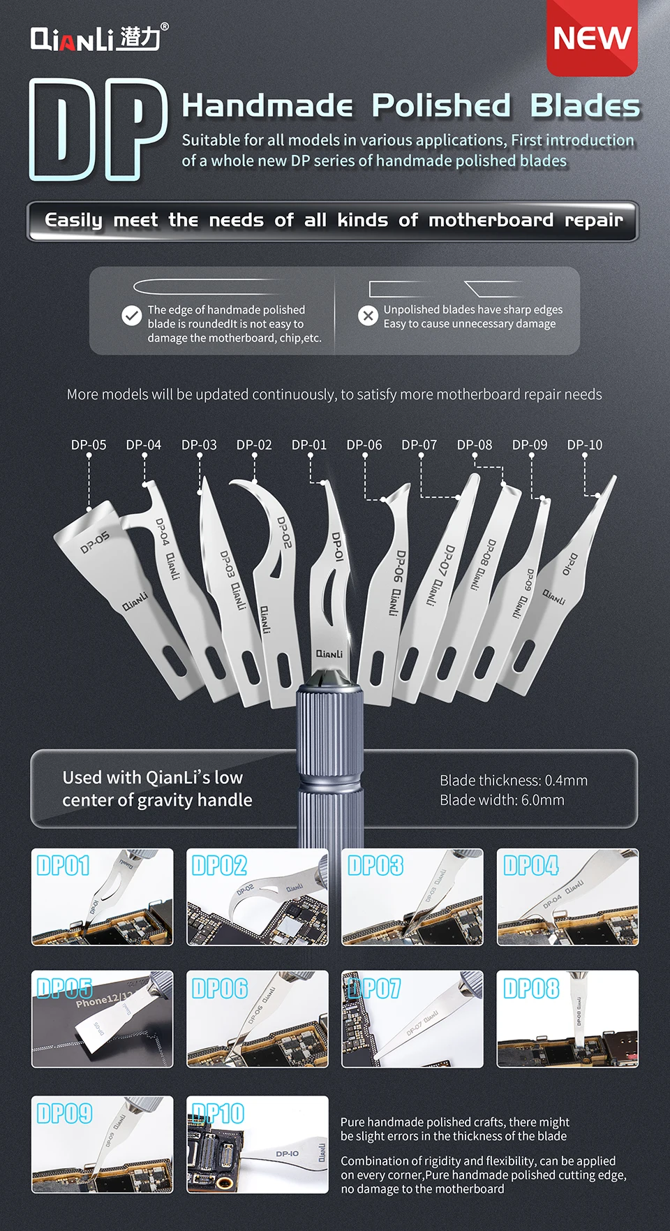Qianli ToolPlus DP ручной шлифовальный нож для демонтажа лезвия для удаления Жестяного картофеля
Qianli ToolPlus DP ручной шлифовальный нож для демонтажа лезвия для удаления Жестяного картофеля