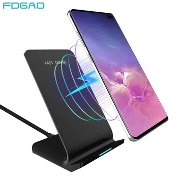 15W Qi Wireless Charger Stand for iPhone 11 Pro X XS Max XR 8 QC 3.0 Fast Wireless Charging Station for Samsung S20 S10 Note 10
15W Qi Wireless Charger Stand for iPhone 11 Pro X XS Max XR 8 QC 3.0 Fast Wireless Charging Station for Samsung S20 S10 Note 10