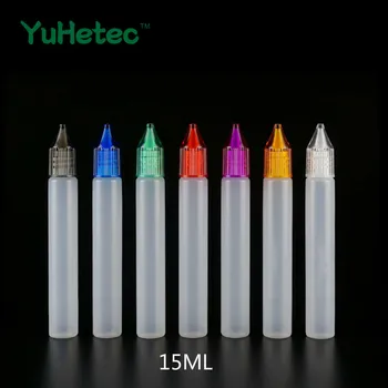 

5PCS YUHETEC 10ML/15ML/30ML Capacity PE E-liquid Bottle for TFV12 Prince/Coil Father King RDTA/vape pen 22/INTAKE RTA/Aspire AVP