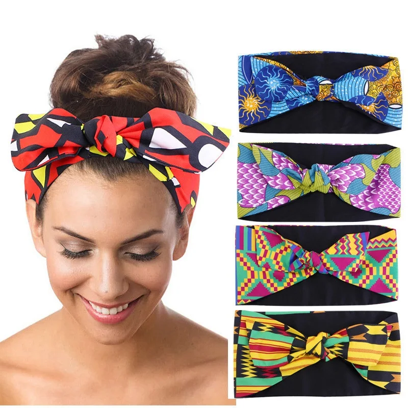 Bohemian Bow Hair Band Women African Pattern Print Bandana Headband Twist Style Salon Make Up Hair Wrap Headwear Hair Accessorie
Bohemian Bow Hair Band Women African Pattern Print Bandana Headband Twist Style Salon Make Up Hair Wrap Headwear Hair Accessorie