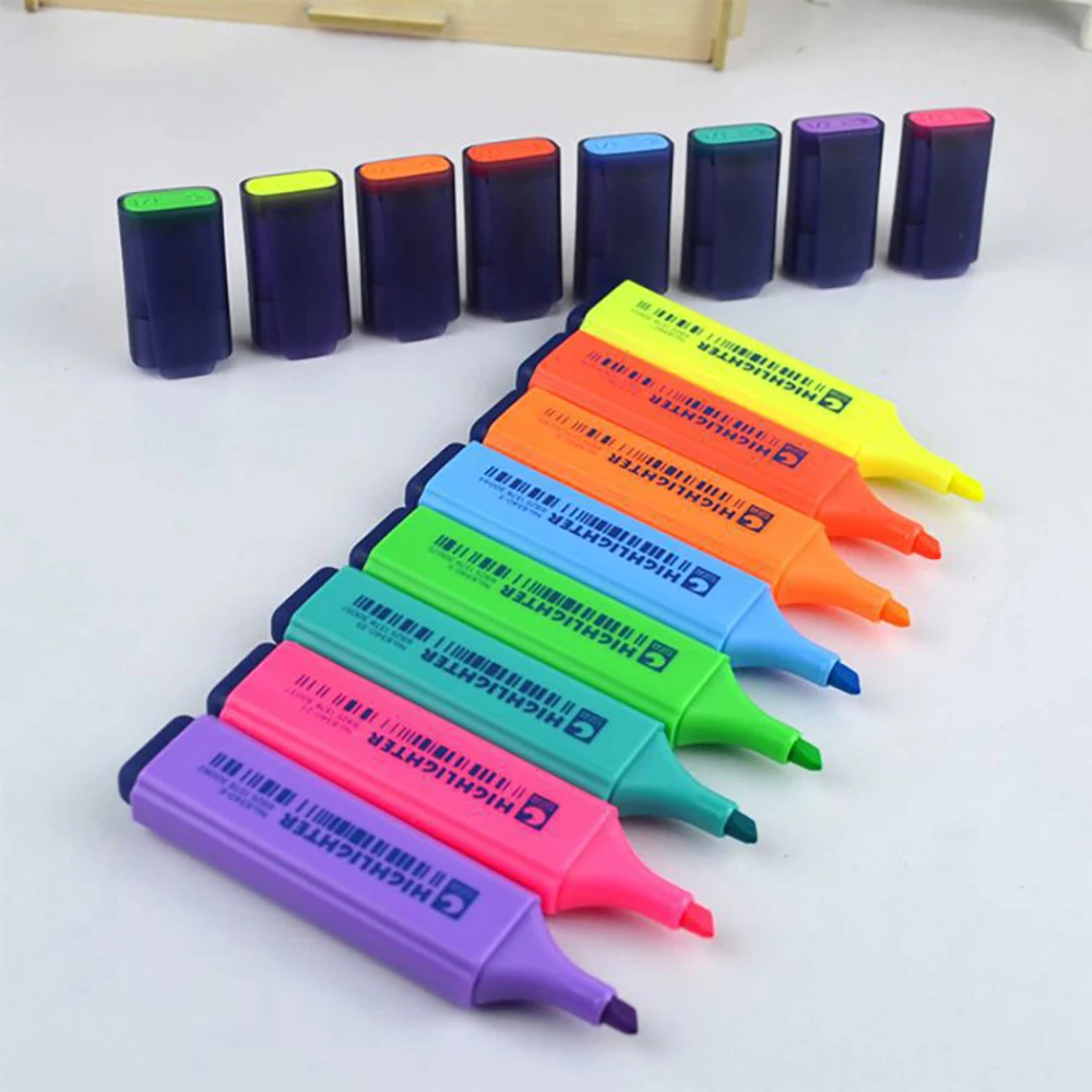 STA Highlighter Markers Assorted Colors Bulk Fluorescent Single Text Focus Pens For Underlining
STA Highlighter Markers Assorted Colors Bulk Fluorescent Single Text Focus Pens For Underlining