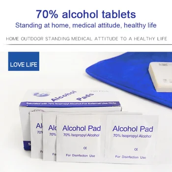 100pc/box Disposable Alcohol Disinfection Cotton Wipes Screen Disinfection Disposable Alcohol-coated Cotton Wipes Hot
100pc/box Disposable Alcohol Disinfection Cotton Wipes Screen Disinfection Disposable Alcohol-coated Cotton Wipes Hot