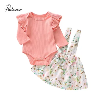Pudcoco Floral Clothes Set for Newborn Baby Girls 2pcs Outfits Knited Bodysuit Kids Strap Bib Skirt Flower Bow Dress Clothing
Pudcoco Floral Clothes Set for Newborn Baby Girls 2pcs Outfits Knited Bodysuit Kids Strap Bib Skirt Flower Bow Dress Clothing