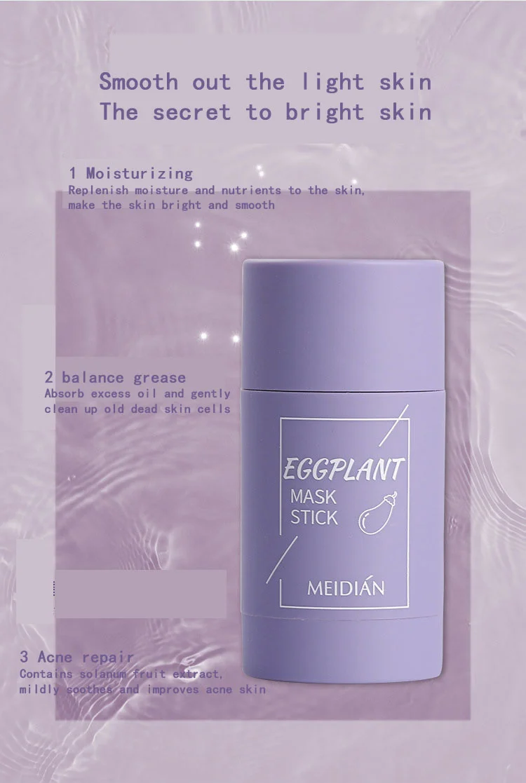 Green Tea Cleansing Solid Mask Eggplant Acne Cleansing Beauty Skin Green Tea Moisturizing Hydrating Whitening Care Face 15 H4ecbeecdc55d44bfa5509729df423a8ab