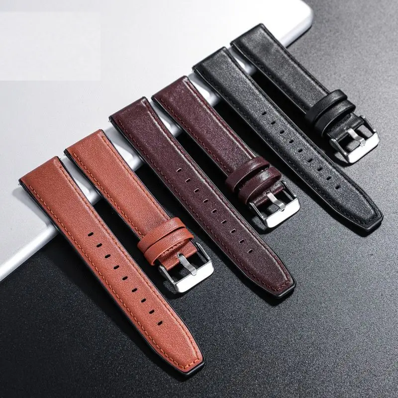 

Silicon Leather Bracelet Watch Sport Strap Band For Samsung Galaxy Gear S3 S2 Classic Bands Amazfit 22mm 20mm band