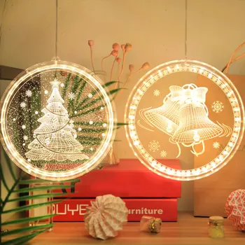 Christmas Decorative Novelty Hanging 3D Lights Garland Curtain Lamp Xmas Ornament Light New Year Christmas Decorations
Christmas Decorative Novelty Hanging 3D Lights Garland Curtain Lamp Xmas Ornament Light New Year Christmas Decorations